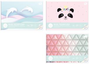 Opakowanie Blok techniczny kolor A4/10K BWM Pastel (10szt)