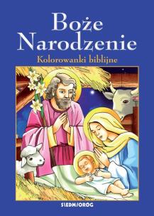 Okładka książki Boże Narodzenie. Kolorowanki biblijne