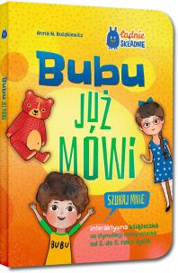 Bubu już mówi. Szukaj mnie!. Autor: Anna M. Buszkiewicz. Multiszop.pl Okładka książki Bubu już mówi. Szukaj mnie!