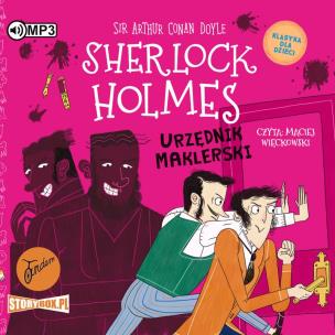 Okładka książki CD MP3 Urzędnik maklerski. Klasyka dla dzieci. Sherlock Holmes. Tom 19