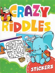 Okładka książki Crazy riddles z naklejkami