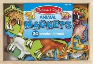 Opakowanie Drewniane magnesy Zwierzęta