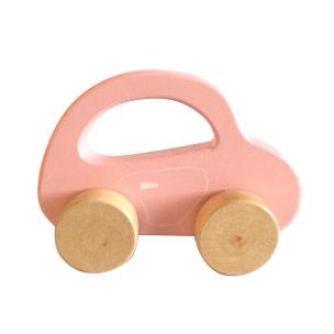 Opakowanie Drewniany Samochodzik dla Najmłodszych Różowy