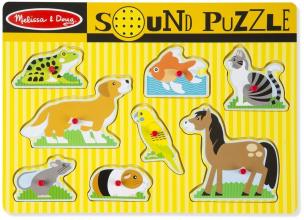 Opakowanie Dźwiękowa układanka z uchwytami Zwierzaki