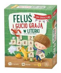 Okładka książki Feluś i Gucio grają w literki