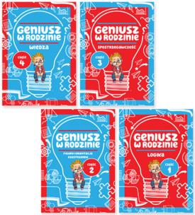 Okładka książki Geniusz w rodzinie. Pakiet (części 1-4)