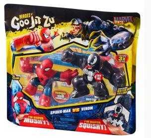 Opakowanie Goo Jit Zu - figurka Spiderman vs Venom dwupak