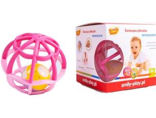 Opakowanie Grzechotka świecąca piłeczka różowa