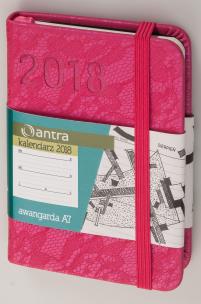 Opakowanie Kalendarz 2018 awangarda a7 różowy