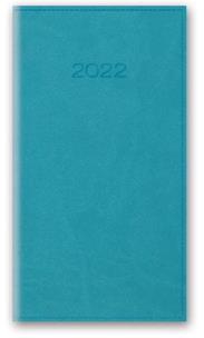 Opakowanie Kalendarz 2022 11T A6 kieszonkowy turkus vivella