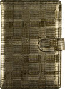 Opakowanie Kalendarz 2022 A5 dzienny z zapięciem fusion czarno-złoty