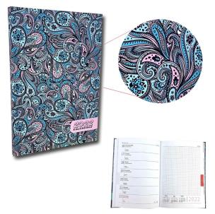 Opakowanie Kalendarz 2022 A5 tygodniowy soft touch Turkus