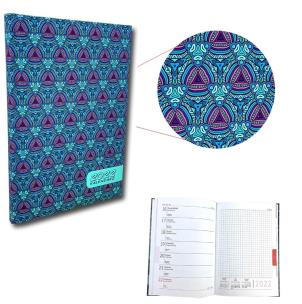 Opakowanie Kalendarz 2022 A5 tygodniowy soft touch Zielony