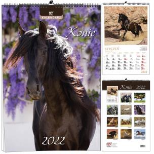 Opakowanie Kalendarz 2022 B3 13 plansz Konie