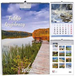 Opakowanie Kalendarz 2022 B3 13 plansz Polskie krajobrazy