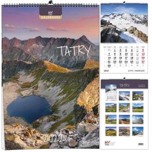 Opakowanie Kalendarz 2022 B3 13 plansz Tatry