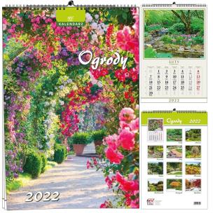 Opakowanie Kalendarz 2022 B3 7 plansz Ogrody
