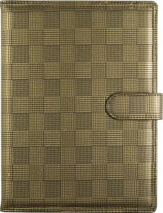 Opakowanie Kalendarz 2022 B5 dzienny z zapięciem fusion czarno-złoty