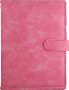 Opakowanie Kalendarz 2022 B5 dzienny z zapięciem skin różowy