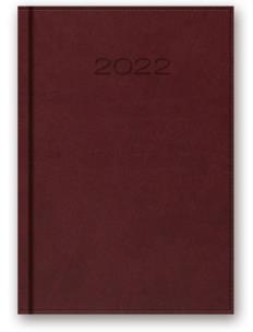 Opakowanie Kalendarz 2022 B6 dzienny oprawa vivella bordo
