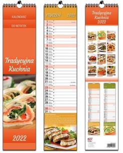 Opakowanie Kalendarz 2022 paskowy 13 planszowy Kuchnia