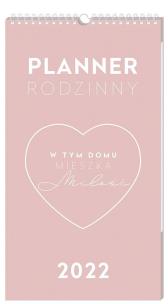 Opakowanie Kalendarz 2022 planner rodzinny 25x45 Miłość