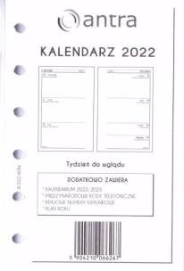 Opakowanie Kalendarz 2022 wkład A6 KIESZ/TDW