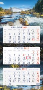 Opakowanie Kalendarz trójdzielny 2022 Górska Rzeka