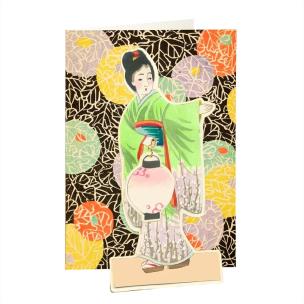 Opakowanie Karnet B6 i zawieszka z kopertą - Kobieta