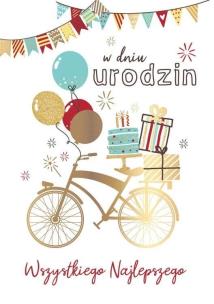 Opakowanie Karnet B6 PR-352 Urodziny