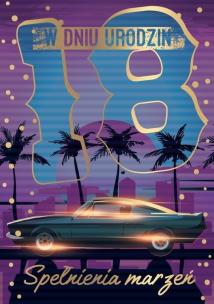 Opakowanie Karnet B6 PR-355 Urodziny 18