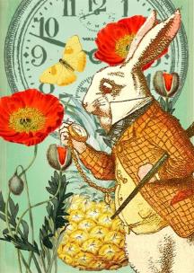 Opakowanie Karnet B6 z kopertą Alicja w krainie czarów