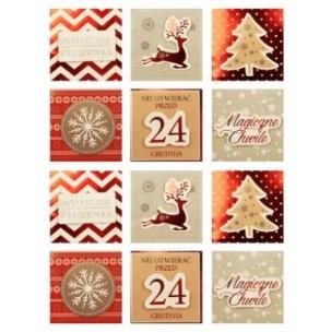 Opakowanie Karnety samoprzylepne do podpisywania prezentów / 12 szt.