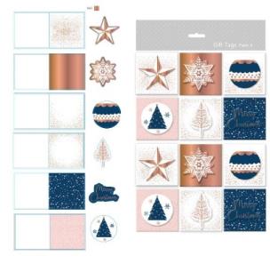 Opakowanie Karnety samoprzylepne do podpisywania prezentów / 12 szt.
