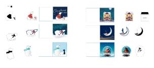 Opakowanie Karnety samoprzylepne do podpisywania prezentów / 12 szt.