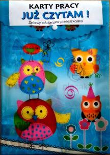 Okładka książki Karty pracy. Już czytam!. Zabawy edukacyjne...