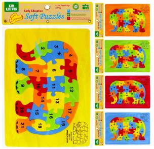 Opakowanie Klocki Piankowe Puzzle 1 szt. mix