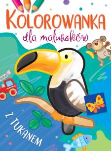 Okładka książki Kolorowanka dla maluszków z tukanem