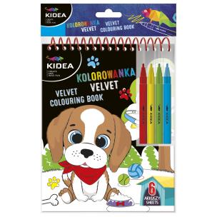 Opakowanie Kolorowanka Velvet B Kidea Pies