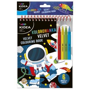 Opakowanie Kolorowanka Velvet C Kidea Kosmos