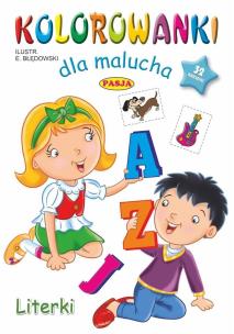 Okładka książki Kolorowanki dla malucha Literki