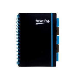 Kołozeszyt PUKKA NEON A4 PROJECT BOOK niebiski, kratka. Wydawca: Pukka Pads. Multiszop.pl Opakowanie Kołozeszyt PUKKA NEON A4 PROJECT BOOK niebiski, kratka
