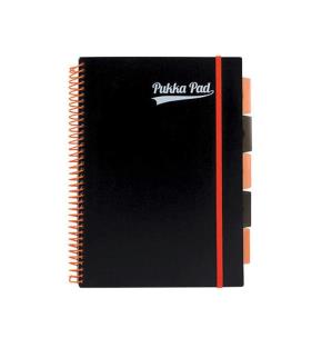 Kołozeszyt PUKKA NEON A4 PROJECT BOOK pomarańczowy, kratka. Wydawca: Pukka Pads. Multiszop.pl Opakowanie Kołozeszyt PUKKA NEON A4 PROJECT BOOK pomarańczowy, kratka