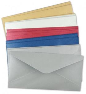 Opakowanie Koperty kolorowe perłowe (50szt.)