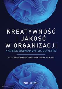 Okładka książki Kreatywność i jakość w organizacji..
