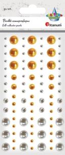 Opakowanie Kryształki samoprzylepne perełki mix 91szt