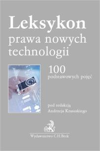 Okładka książki Leksykon prawa nowych technologii 100 podstawowych pojęć