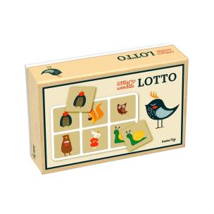 Lotto Gra Planszowa dla Dzieci Little Woodies. Wydawca: Barbo Toys. Multiszop.pl Opakowanie Lotto Gra Planszowa dla Dzieci Little Woodies
