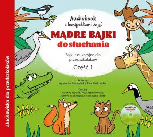 Okładka książki Mądre bajki do słuchania cz.1 audiobook
