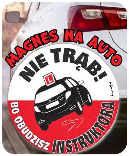 Opakowanie Magnes na auto INSTRUKTOR